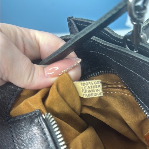 Patricia Nash Heritage Mozia Leather Tote (Black) - Picture 9 of 12